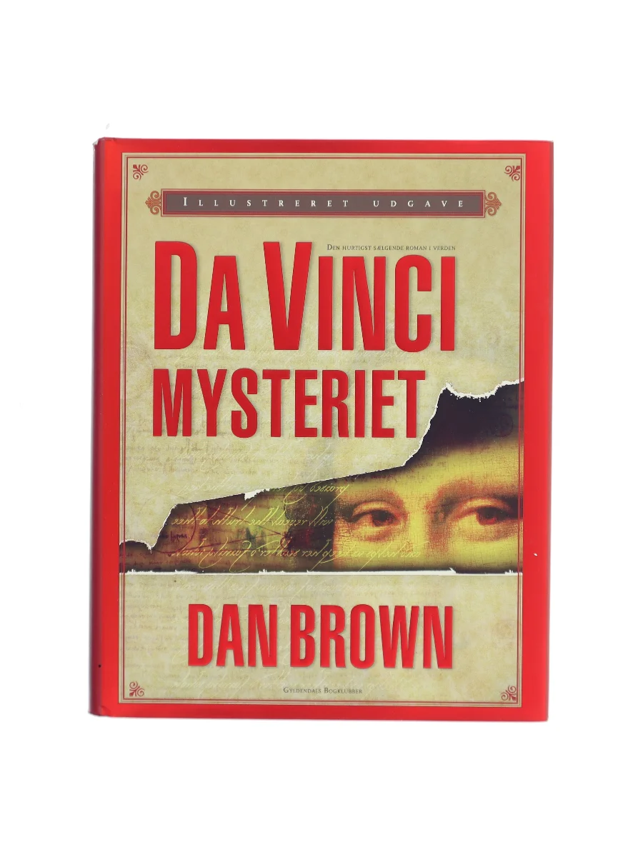 Forsiden af Da Vinci mysteriet (The Da Vinci Code) af Dan Brown