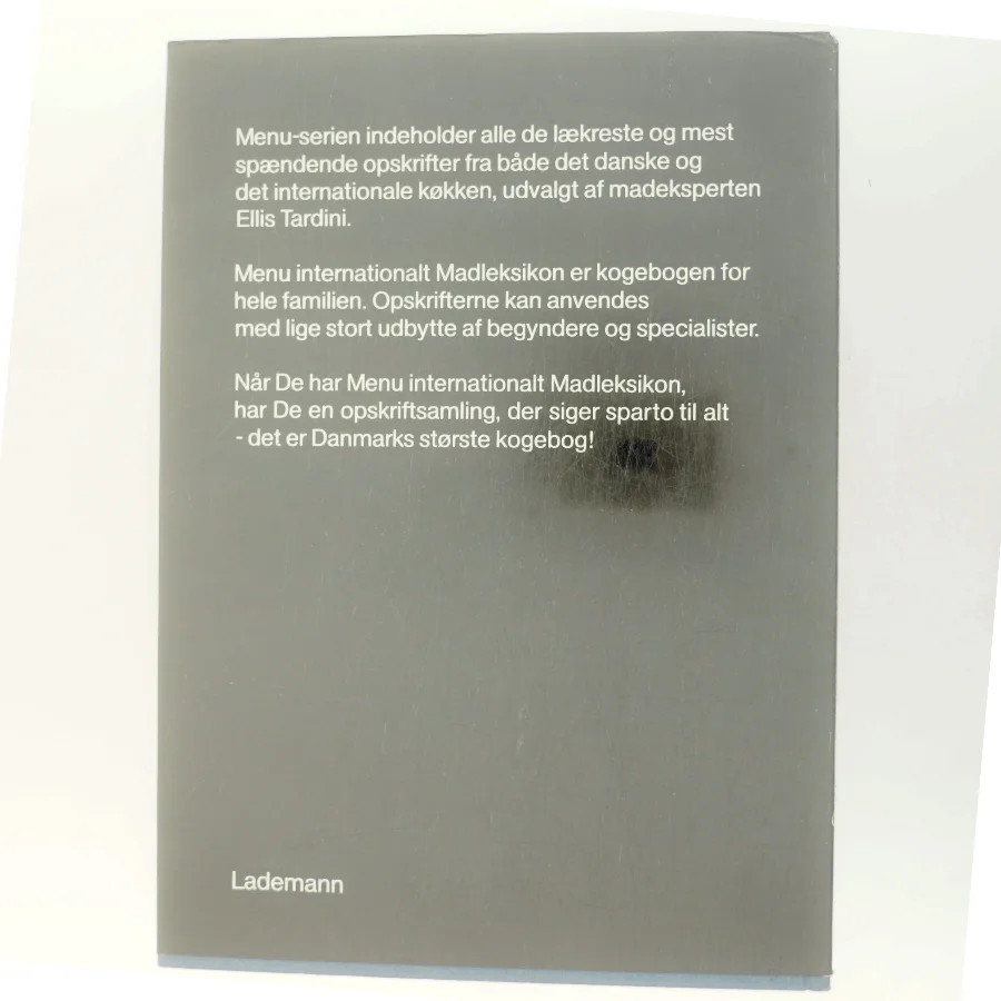 MENU af Ellis Tardini (Bog)
