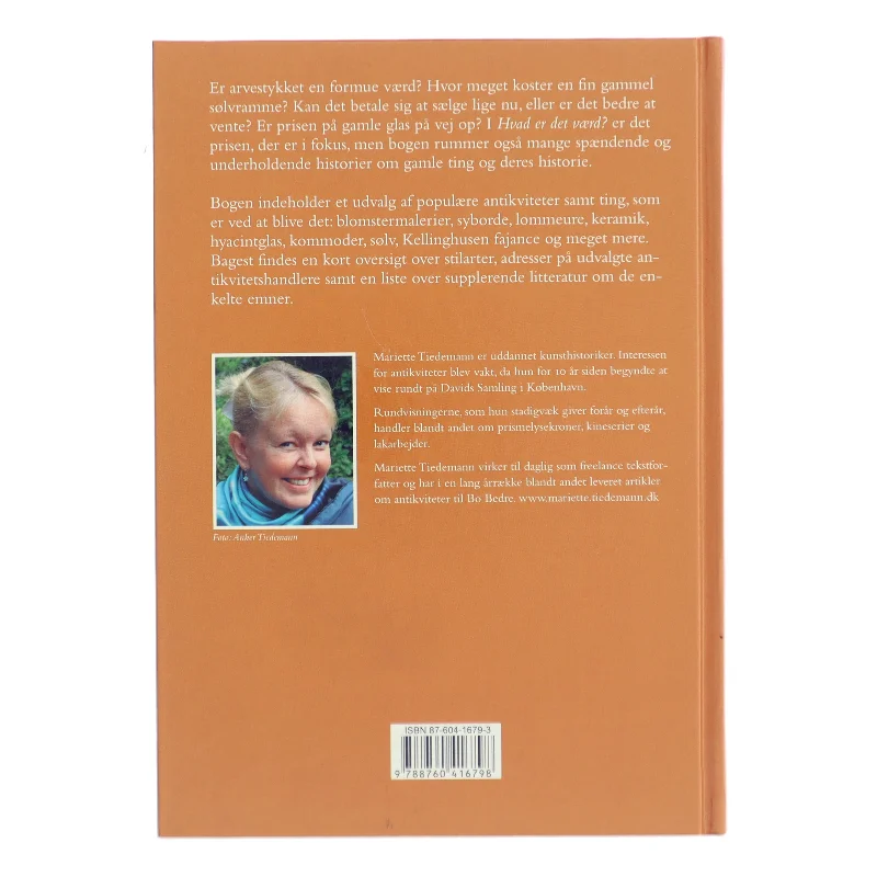Hvad er det værd? : prisguide til populære antikviteter af Mariette Tiedemann (Bog)