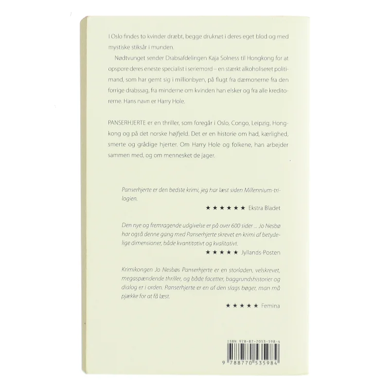 Panserhjerte af Jo Nesbø (Bog)