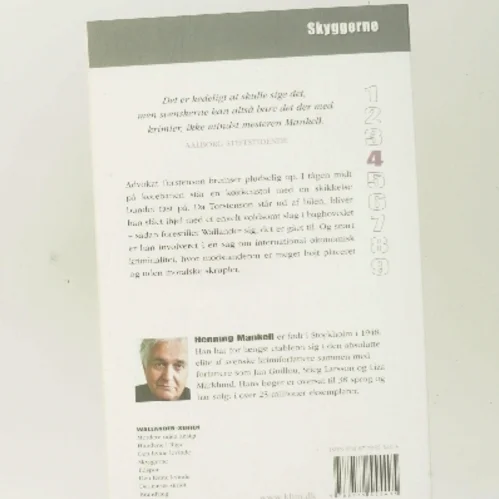 Skyggerne af Henning Mankell (Bog)