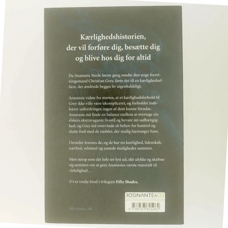 Fifty shades. Bind 3, Fri af E. L. James (Bog)