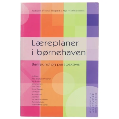Læreplaner i børnehaven bog fra Gyldendal