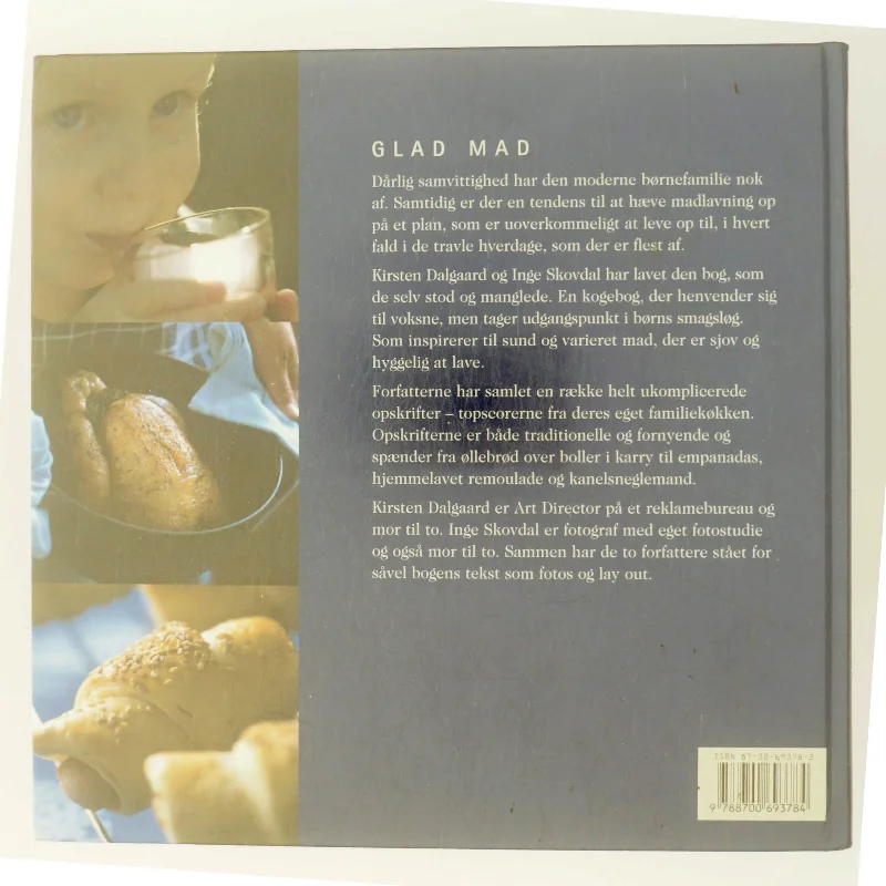 Glad mad : en familiekogebog (Bog)