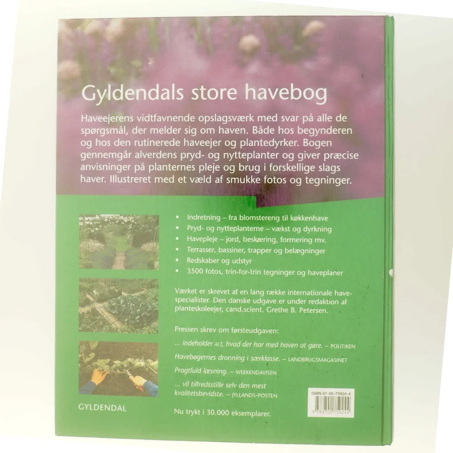 Gyldendals store havebog af Grethe B. Petersen (f. 1947) (Bog)