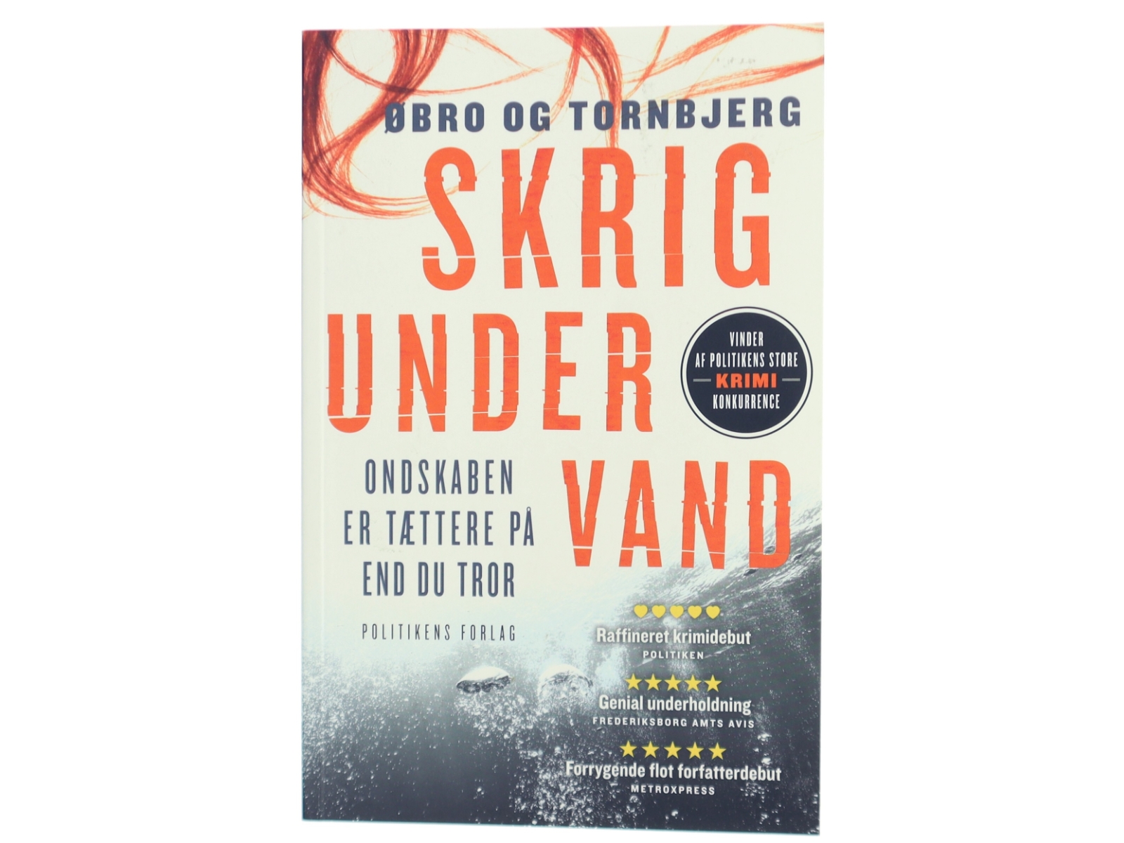 Skrig under vand af Jeanette Øbro Gerlow (Bog)