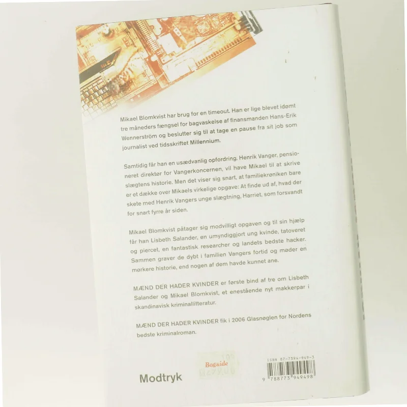 Maend Der Hader Kvinder af Stieg Larsson (Bog)