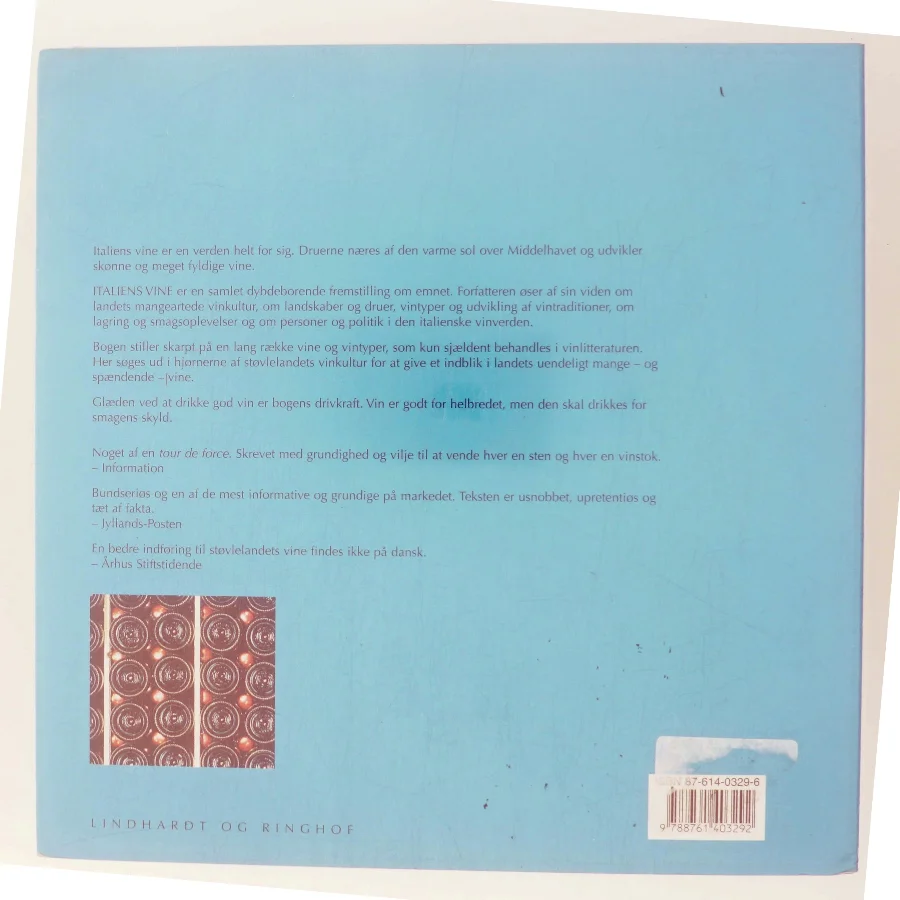 Italiens vine : fra nord til syd af Finn Klysner (Bog)