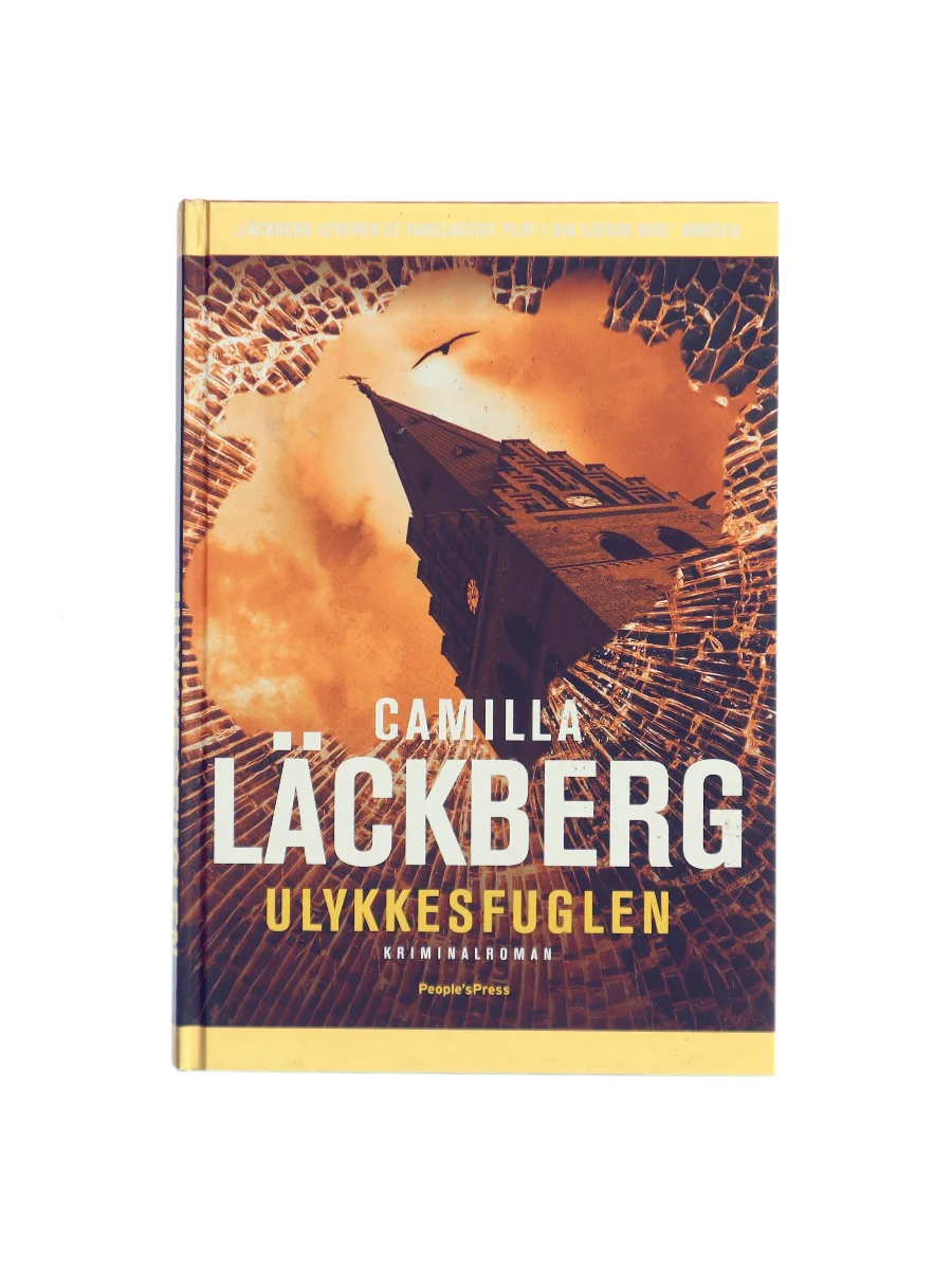 Forsiden af Ulykkesfuglen (Olycksfågeln) af Camilla Läckberg