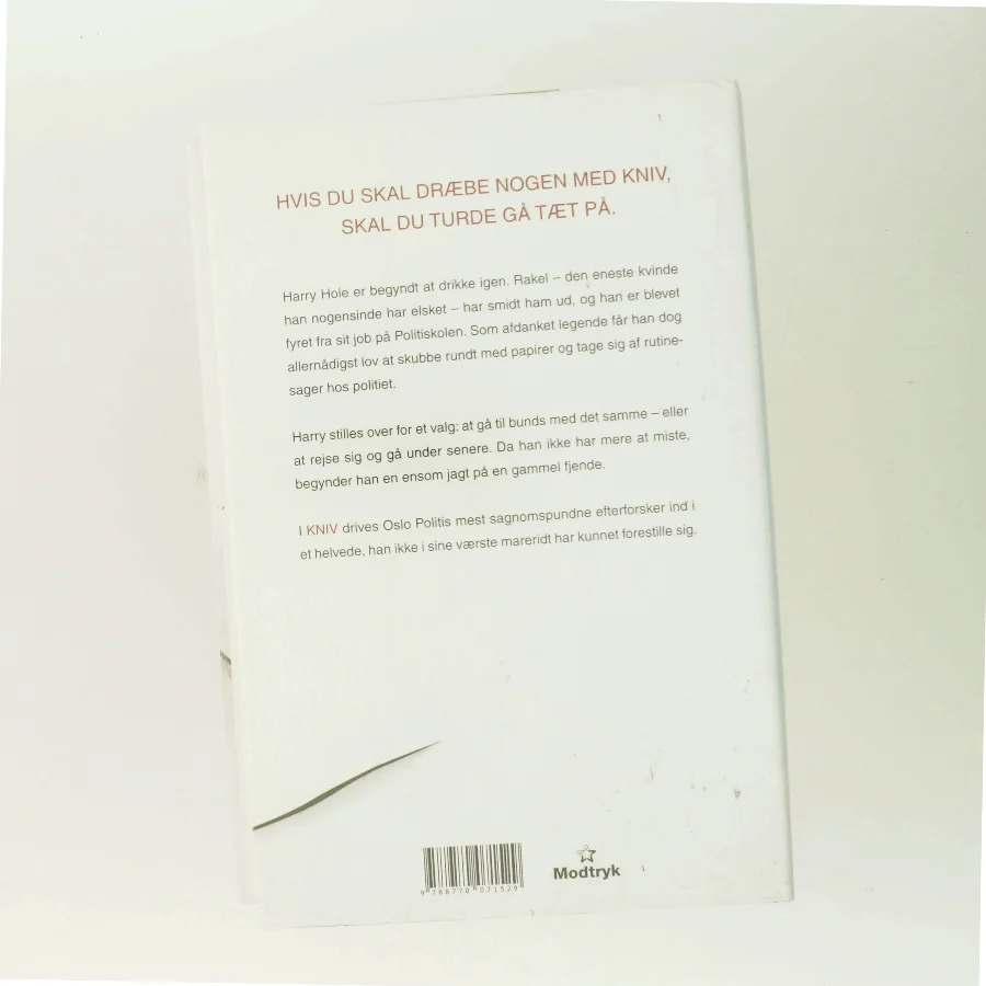 Kniv af Jo Nesbø (Bog)