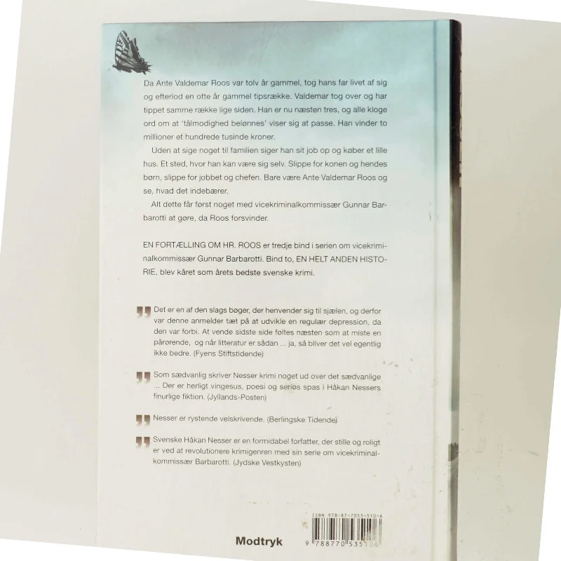 En fortælling om hr. Roos af Håkan Nesser (Bog)