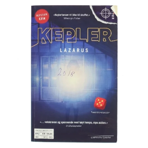 Lazarus af Lars Kepler (Bog)