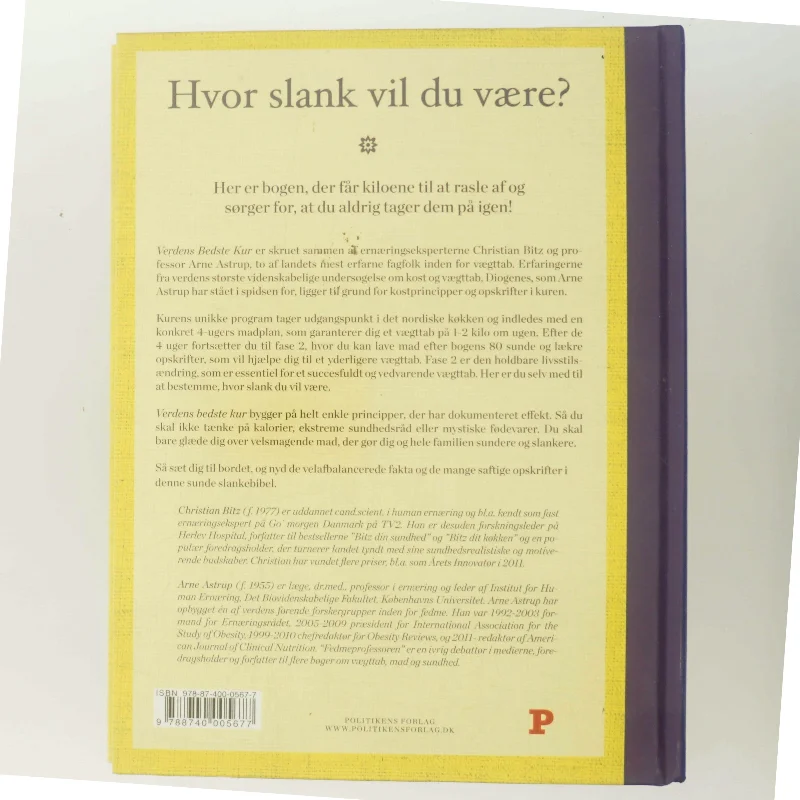 Verdens bedste kur : vægttab der holder af Christian Bitz (Bog)