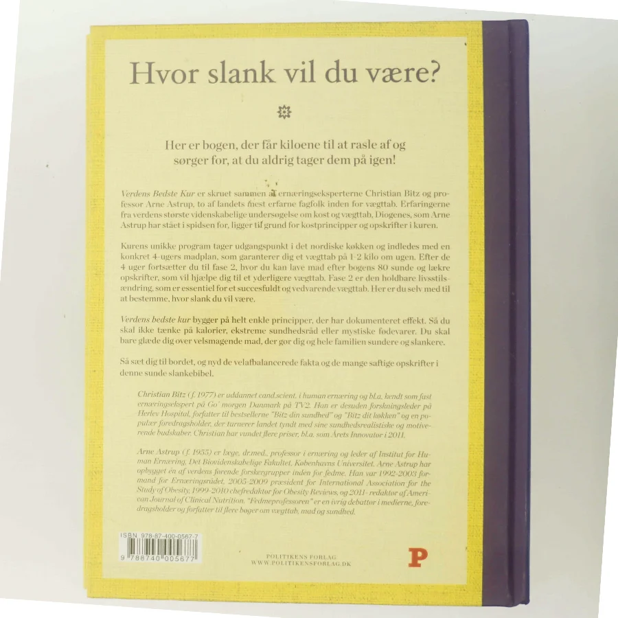 Verdens bedste kur : vægttab der holder af Christian Bitz (Bog)
