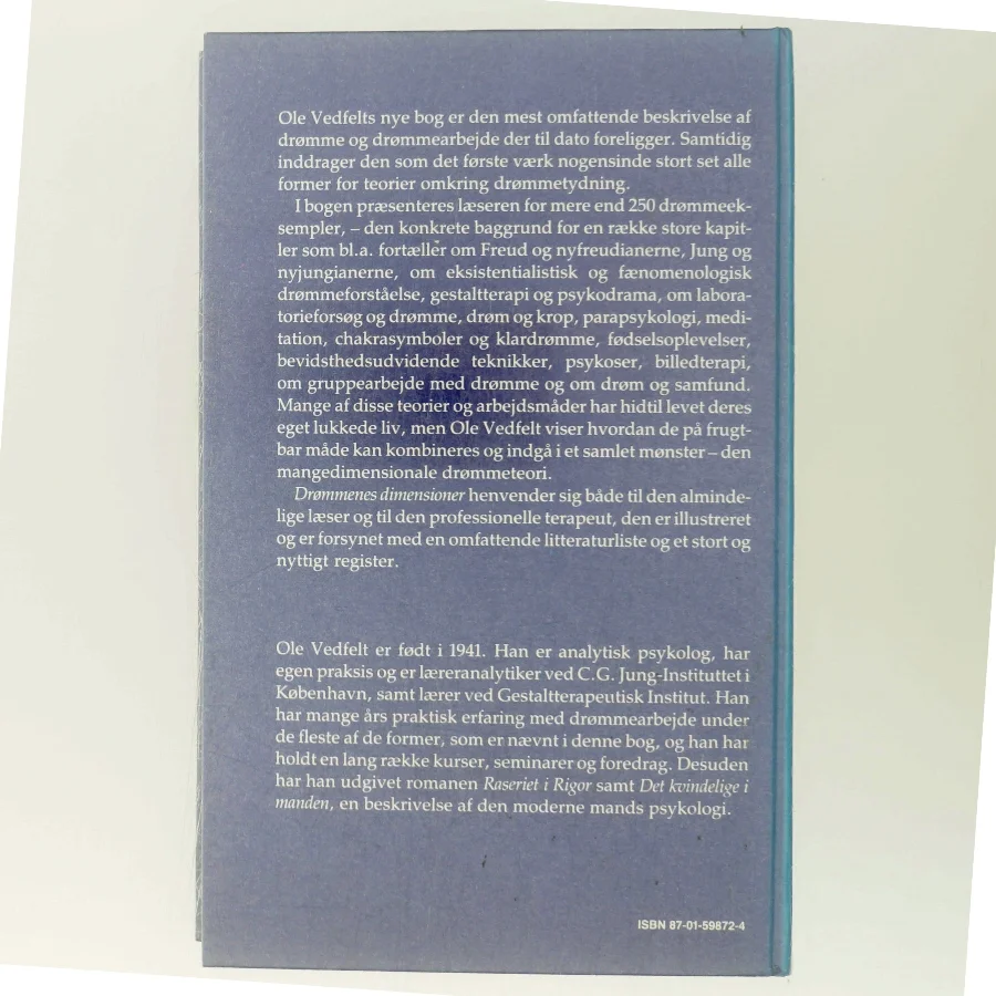 Drømmenes Dimensioner af Ole Vedfelt (Bog)