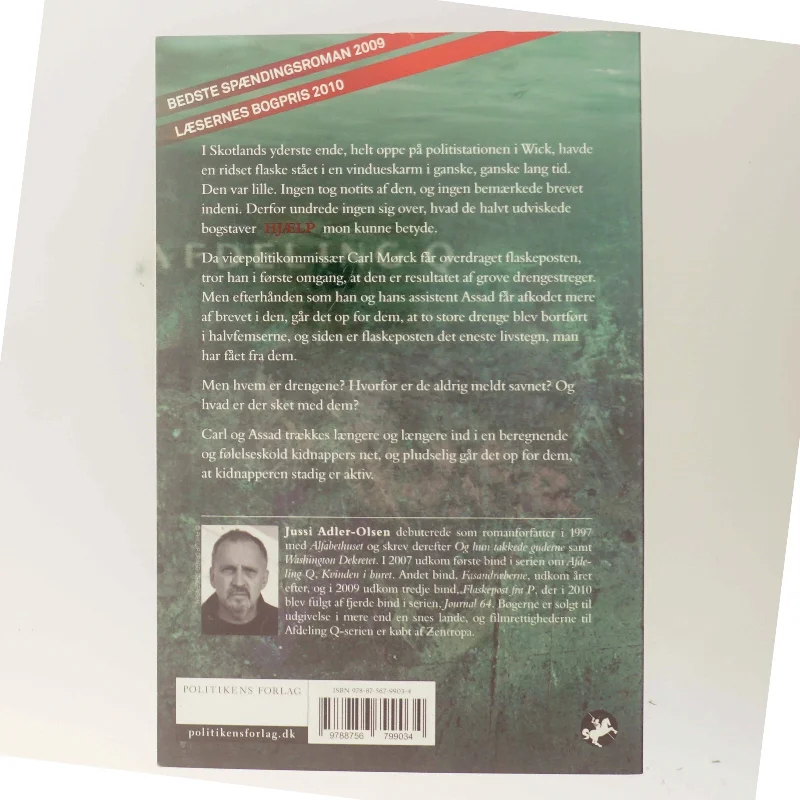 Flaskepost fra P af Jussi Adler-Olsen (Bog)