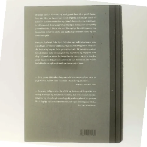Einstein : hans liv og univers af Walter Isaacson (Bog)