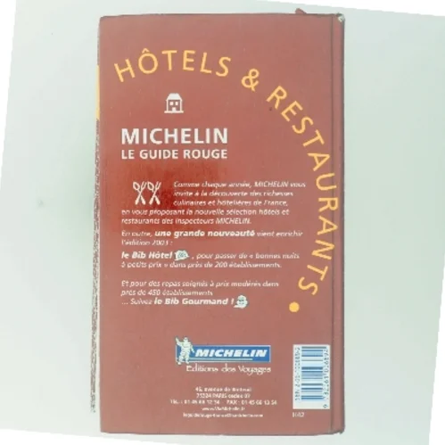 Michelin Red Guide France 2003 af Michelin Travel Publications Staff (Bog)