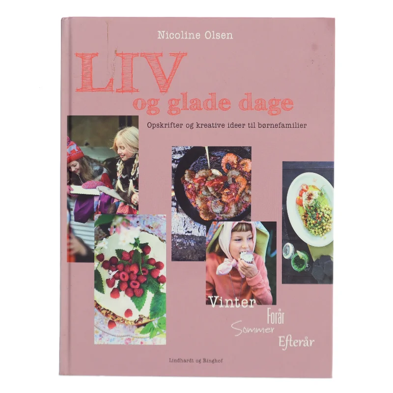 Liv og glade dage : opskrifter og kreative ideer til børnefamiler af Nicoline Olsen (Bog)
