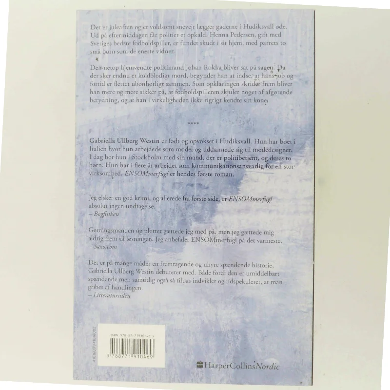 Ensommerfugl af Gabriella Ullberg Westin (Bog)