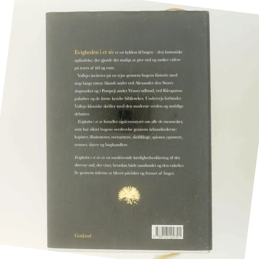 Evigheden i et siv : historien om bogen af Irene Vallejo (f. 1979) (Bog)