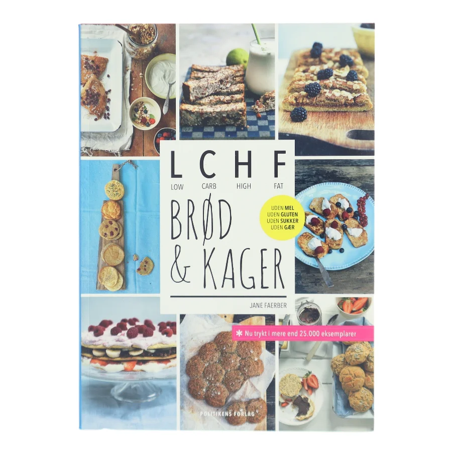 LCHF – Brød & Kager af Jane Faerber (Bog)