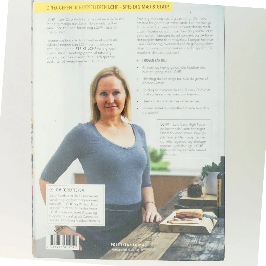 Mæt & Slank med LCHF af Jane Faerber (Bog)