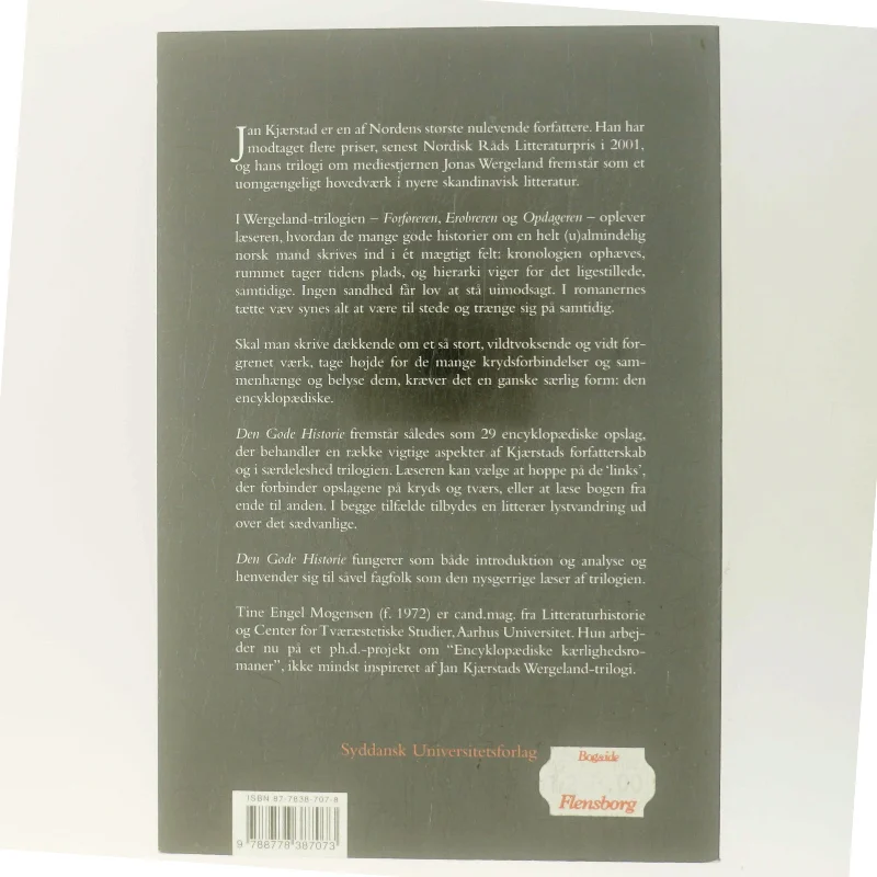 Den gode historie : opslag i Jan Kjærstads Forføreren, Erobreren og Opdageren af Tine Engel Mogensen (Bog)