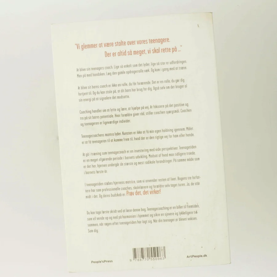 Din teenager skal coaches, ikke opdrages (Bog)
