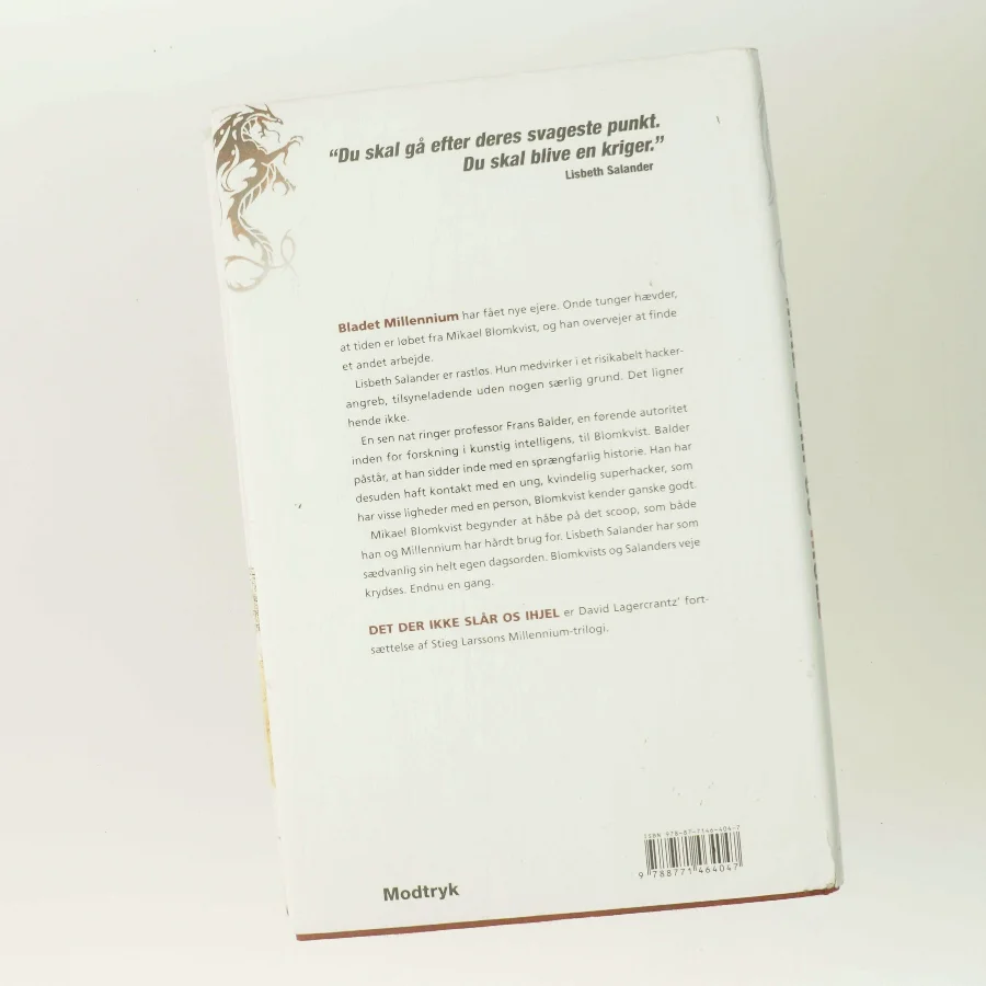 Det der ikke slår os ihjel af David Lagercrantz (Bog)