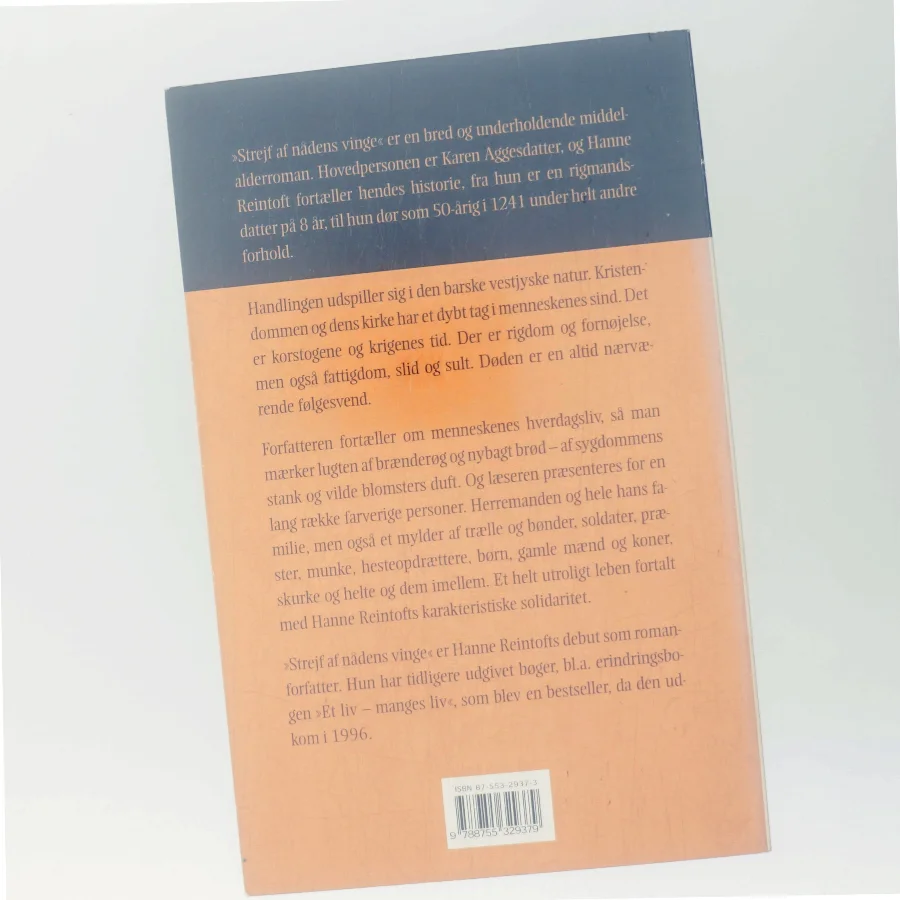 Strejf af nådens vinge : en slægtsroman fra årene 1199-1241 af Hanne Reintoft (Bog)
