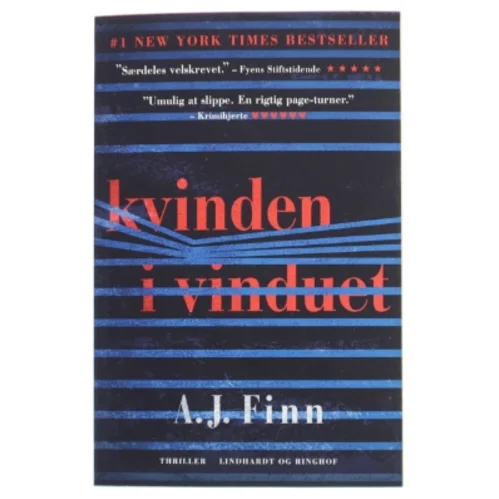 Kvinden i vinduet af A. J. Finn (Bog)