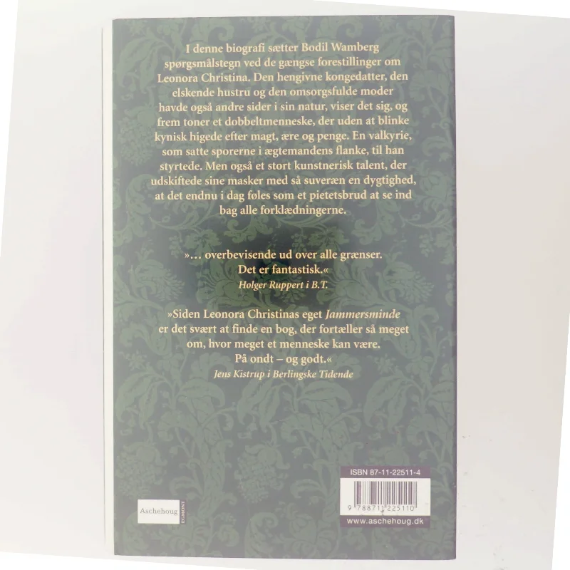 Leonora Christina : dronning af Blåtårn af Bodil Wamberg (Bog)
