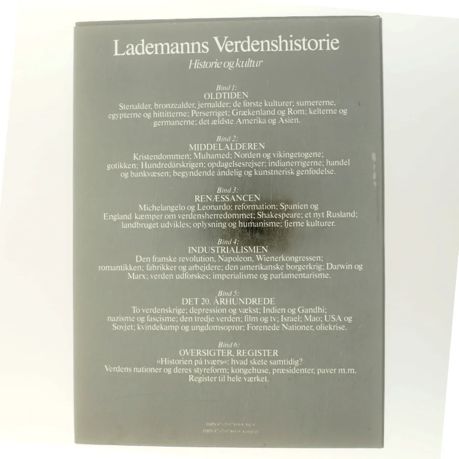 Lademanns Verdenshistorie (Bog)