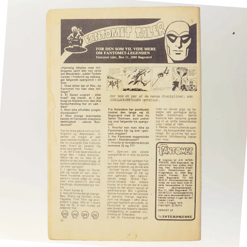 Fantomet: Flugten fra Bastillen (Bog)