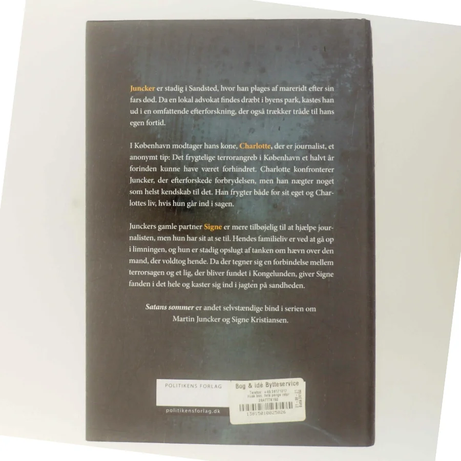 Satans Sommer af Kim Faber (Bog)