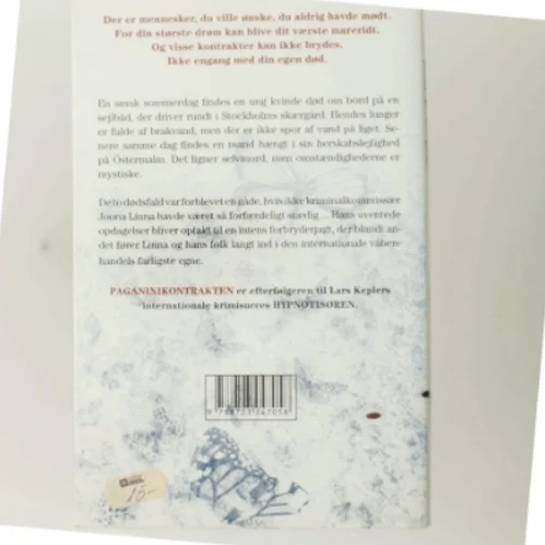 Paganinikontrakten : kriminalroman af Lars Kepler (Bog)