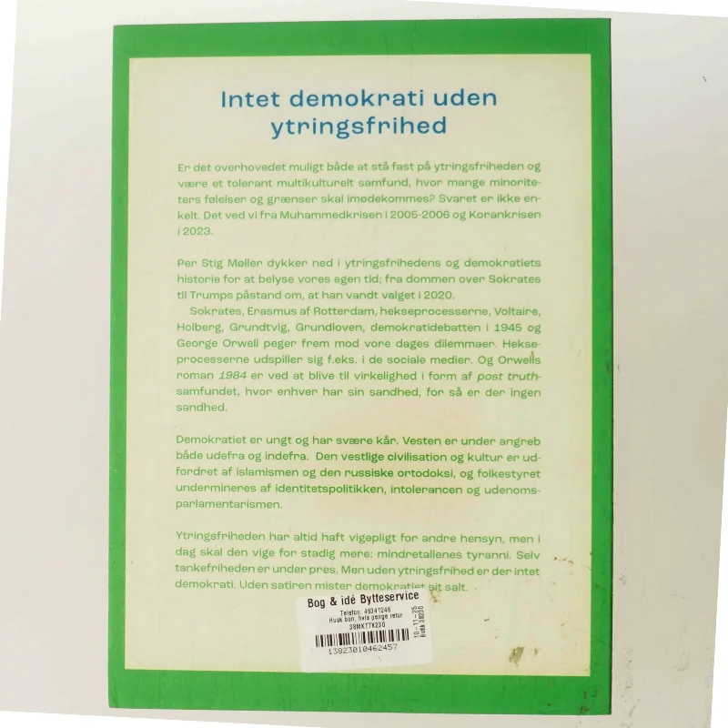 Tanken er fri af Per Stig Møller (Bog)