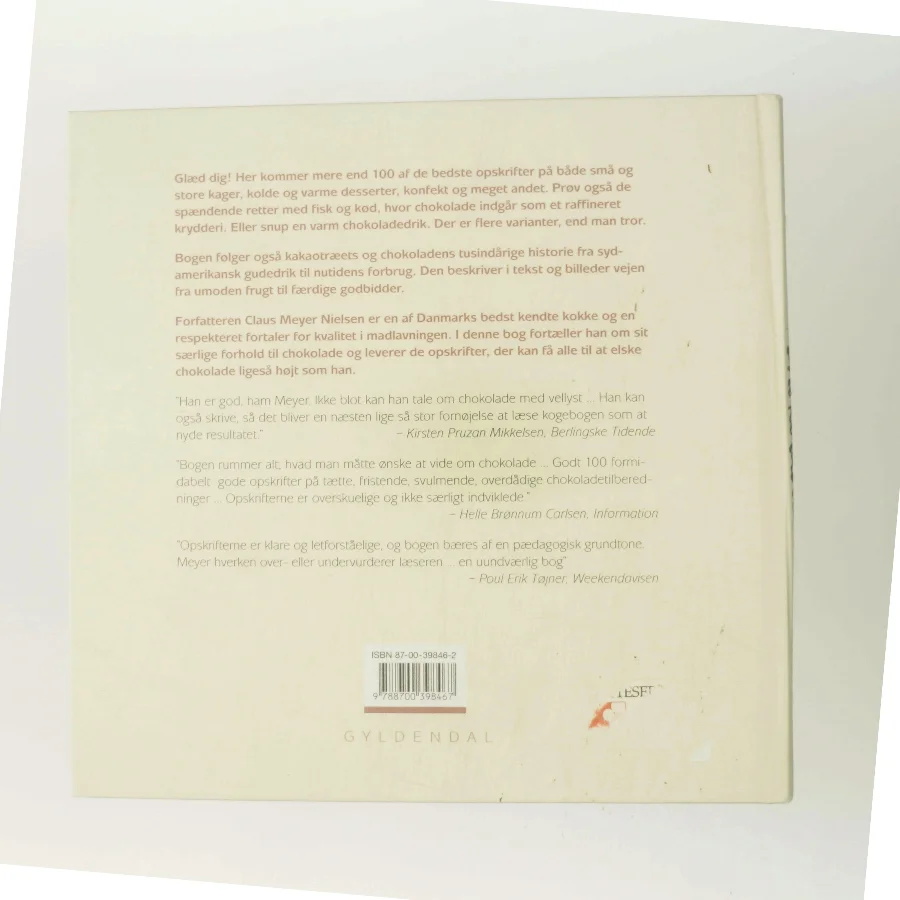 Chokolade af Claus Meyer Nielsen (Bog)