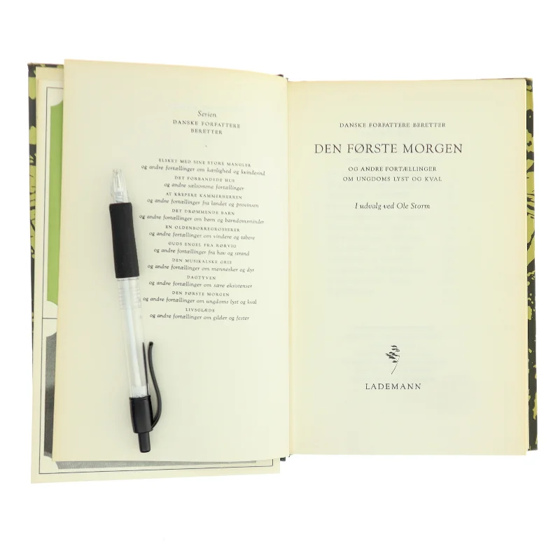 Den Første Morgen af Ole Storm (Bog)