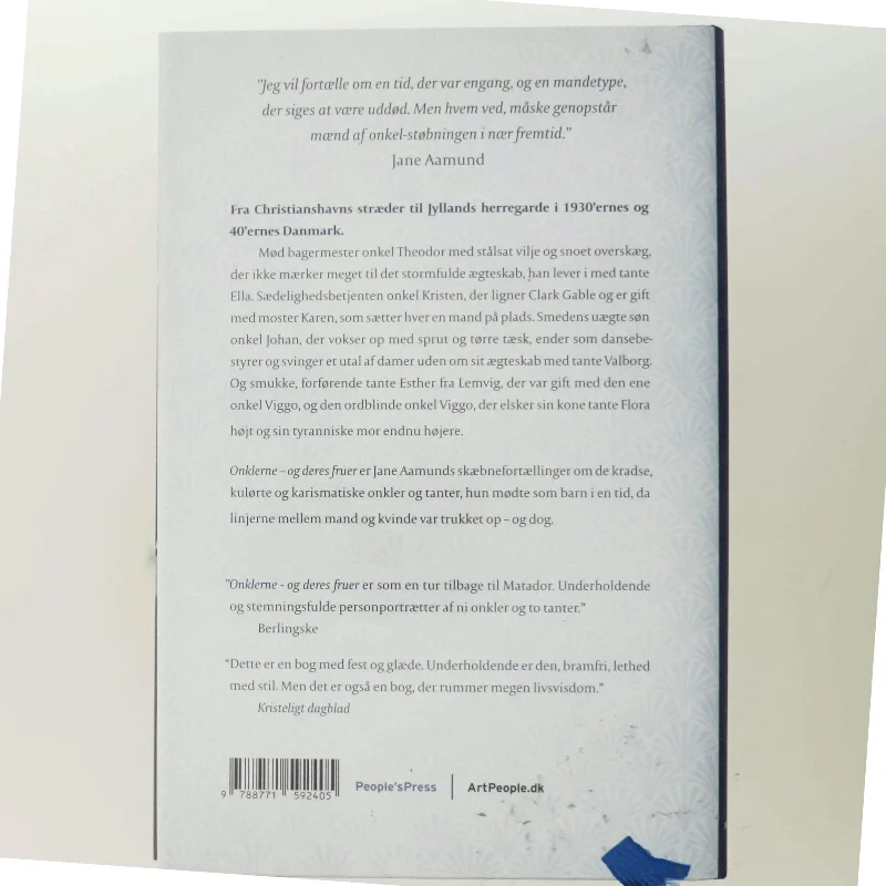 Onklerne og deres fruer af Jane Aamund (Bog)