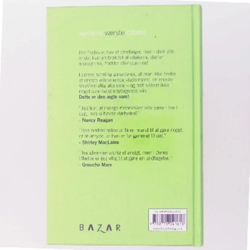 Verdens værste citater (Bog)