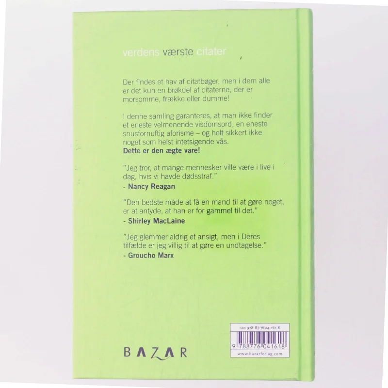 Verdens værste citater (Bog)