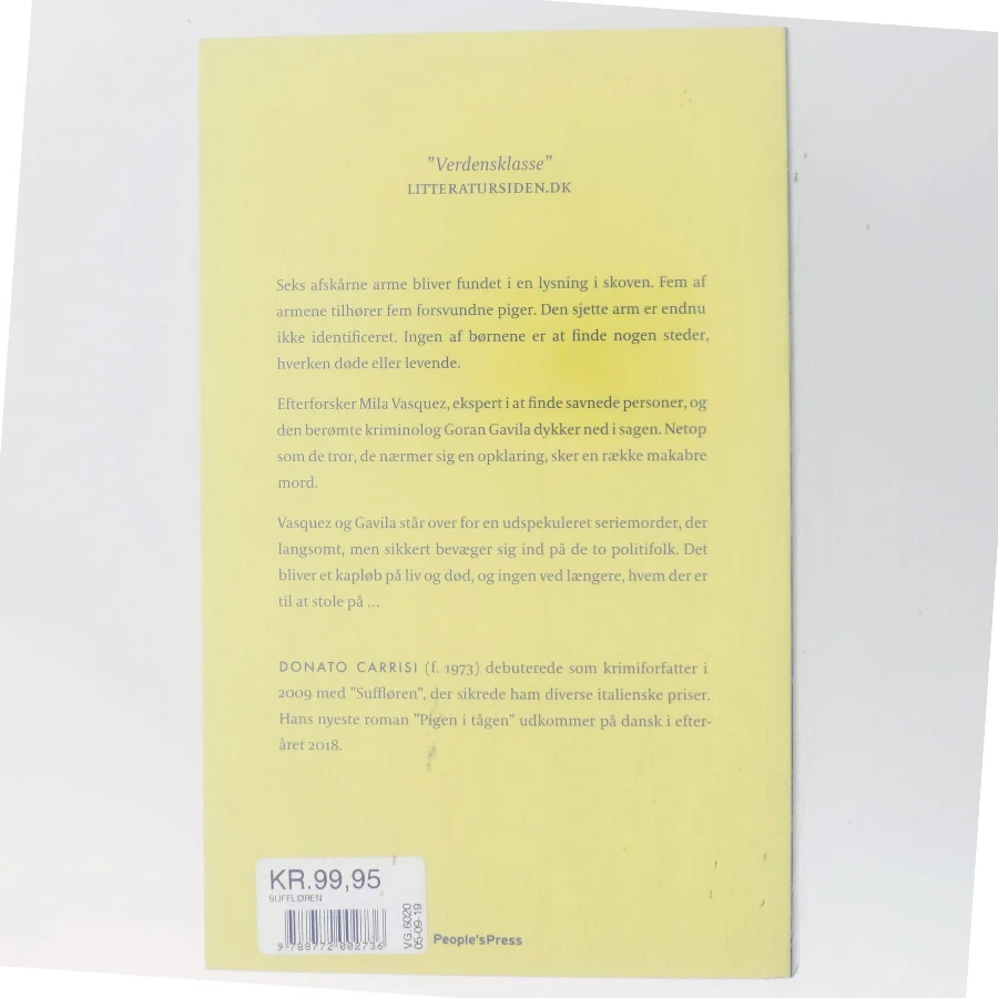 Suffløren : krimi af Donato Carrisi (Bog)