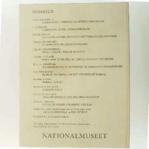 Nationalmuseets Arbejdsmark 1967 (Bog)