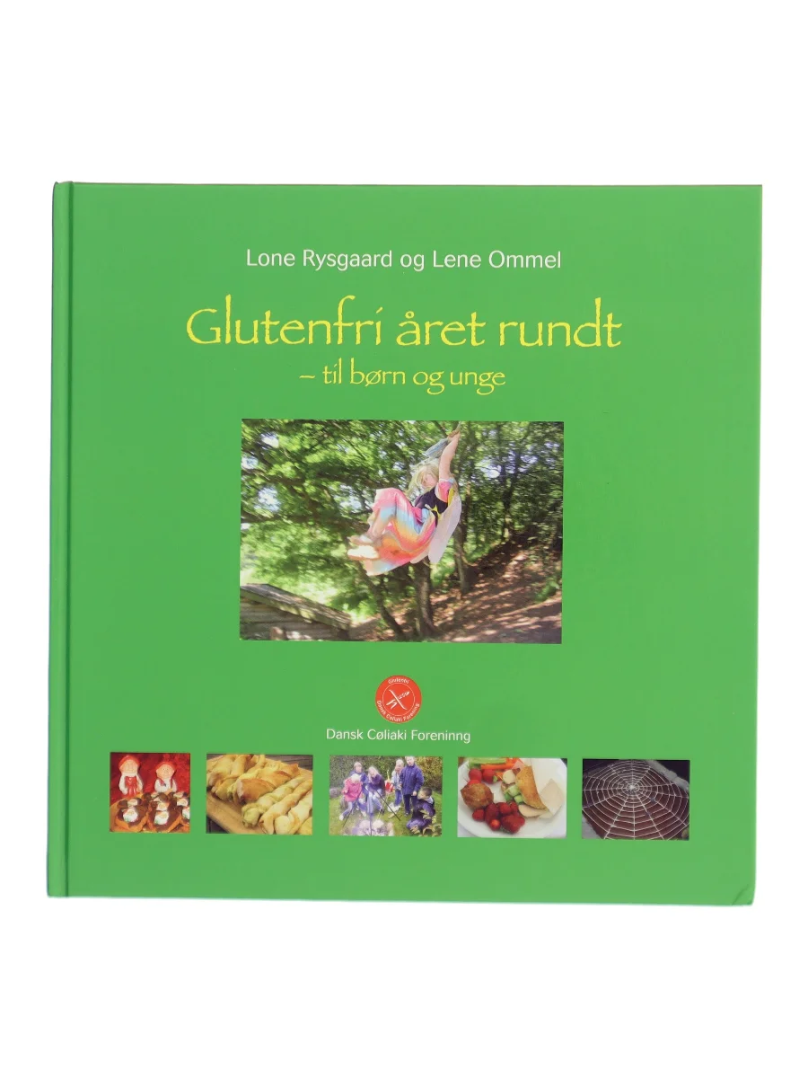 Forsiden af Glutenfri året rundt - til børn og unge af Lone Rysgaard,Lene Ommel