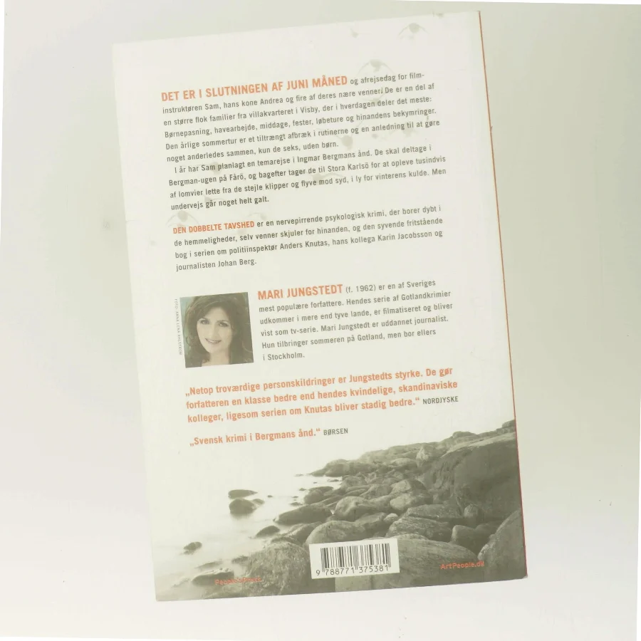 Den dobbelte tavshed : kriminalroman af Mari Jungstedt (Bog)