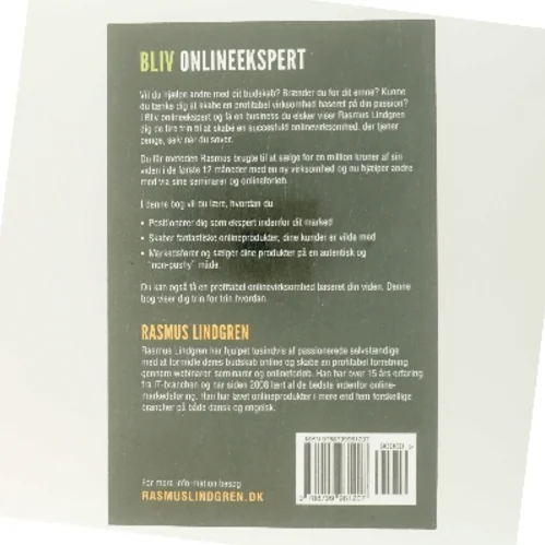 Bliv Onlineekspert Og Fa En Business Du Elsker (Paperback) (Bog)