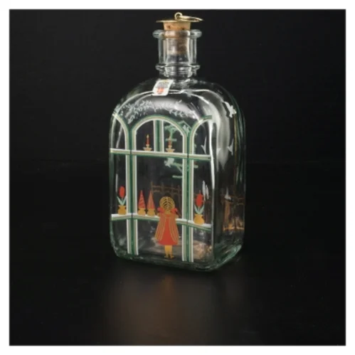 Snapseflaske fra Holmegaard (str. Aften)