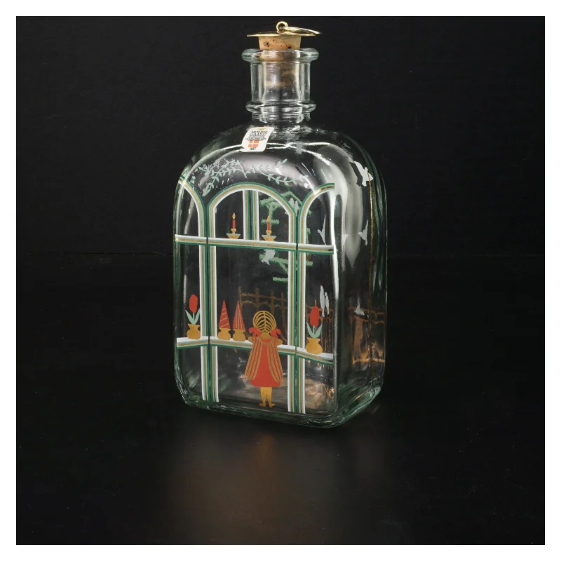 Snapseflaske fra Holmegaard (str. Aften)